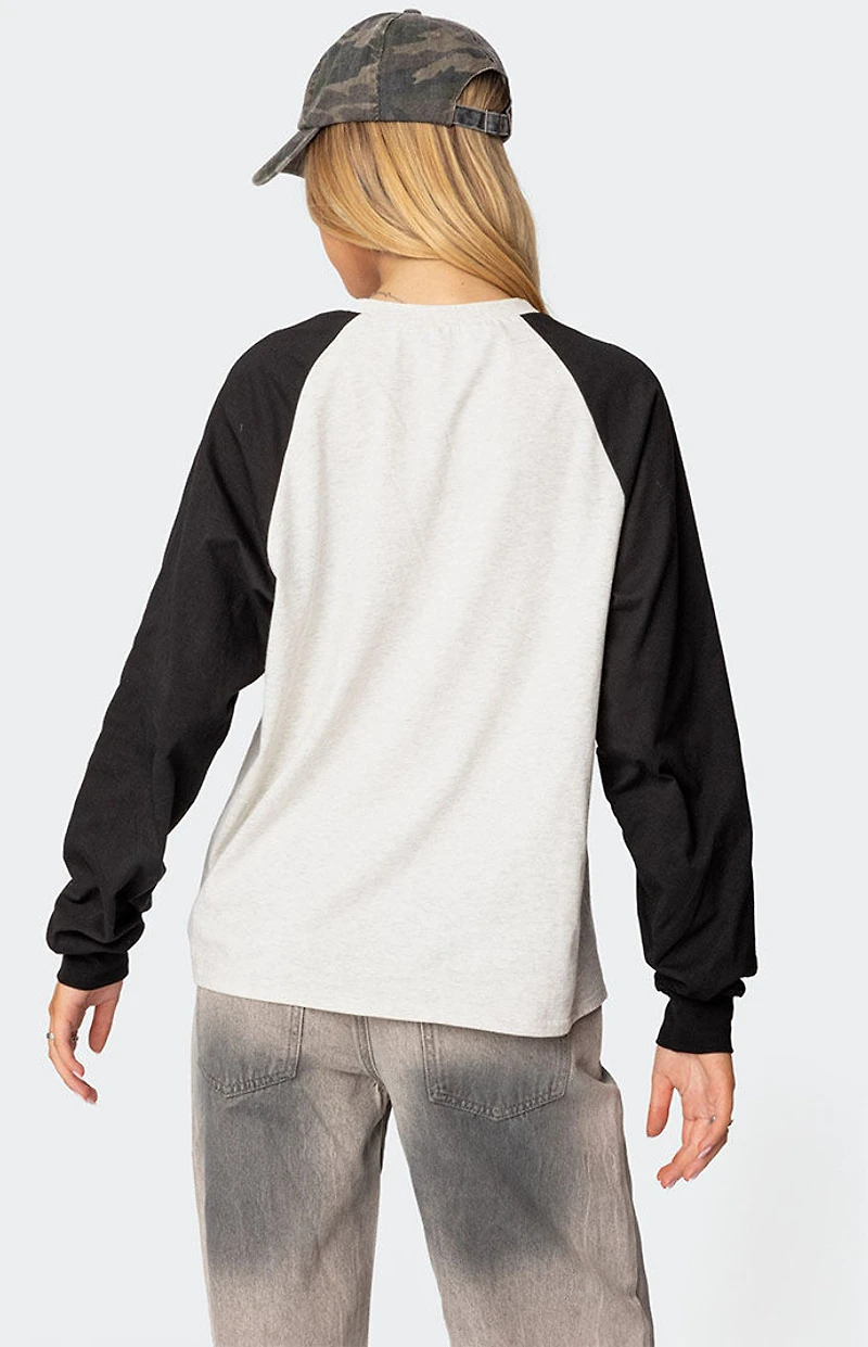 Edikted Snatched Oversized Long Sleeve T-Shirt