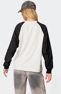 Edikted Snatched Oversized Long Sleeve T-Shirt