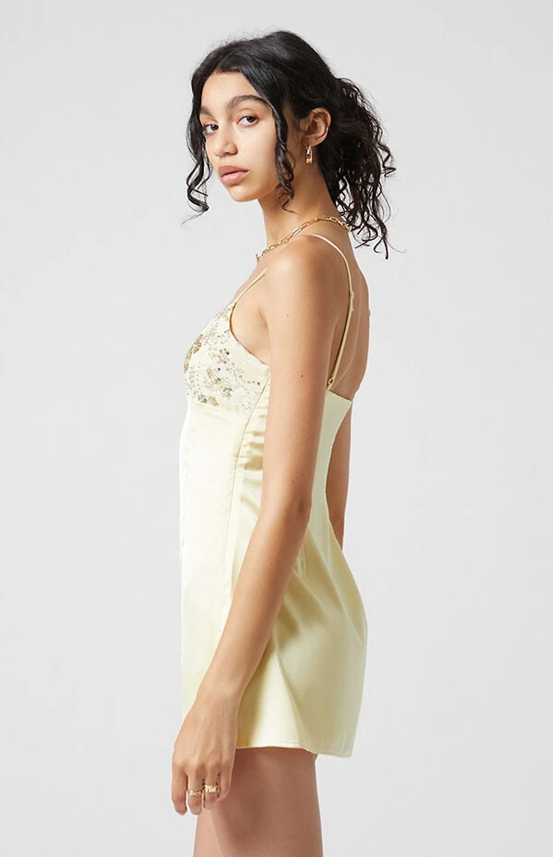 Beverly and Beck Bustier Sparkle Mini Dress