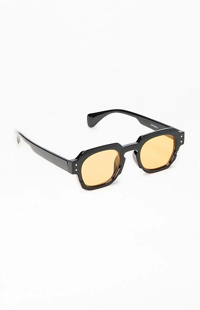 Pacsun Calvin Black Square Sunglasses