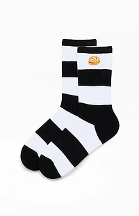 McDonaldland Striped Hamburglar Crew Socks