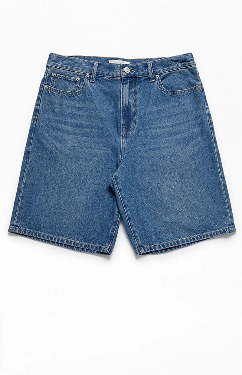 Pacsun Medium Indigo Baggy Denim Shorts