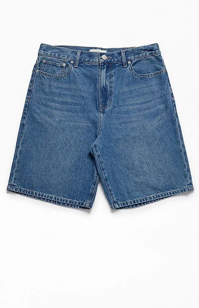 Pacsun Medium Indigo Baggy Denim Shorts