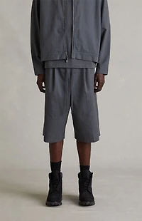 Fear of God ESSENTIALS Iron Gray Relaxed Drawstring Shorts