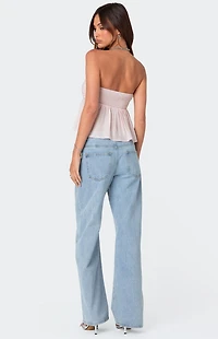 Edikted Starfish Strapless Top