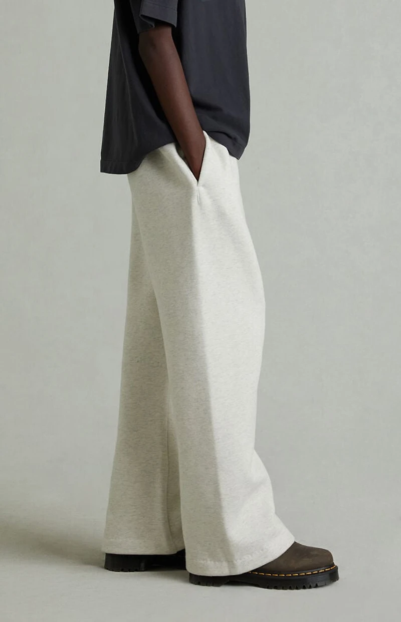 Fear of God ESSENTIALS Kids Heather Oatmeal Flare Sweatpants