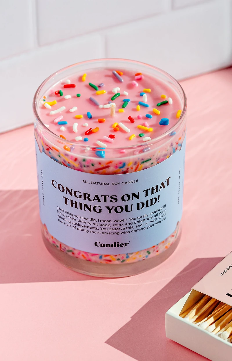 Candier Congrats Candle