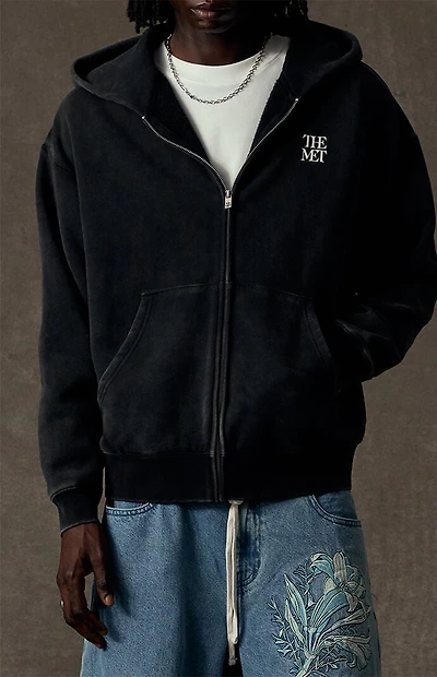 The Met x Pacsun Script Zip Up Hoodie
