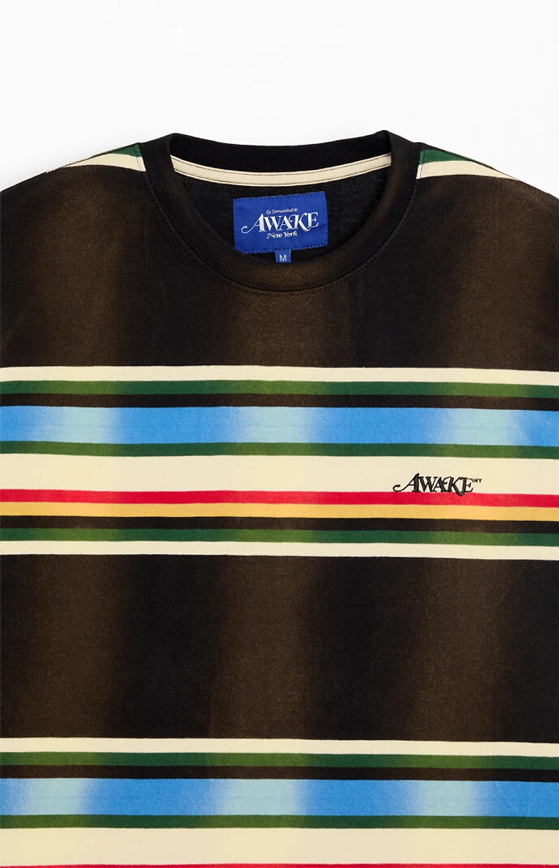 Awake NY Striped Long Sleeve T-Shirt