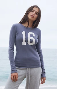 John Galt Vintage Blue 16 Long Sleeve T-Shirt