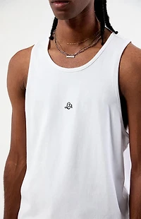 Pacsun LA Script Embroidered Ribbed Muscle Tank Top