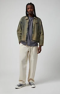 Pacsun Cream Linen Pants