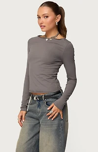 Edikted Nico Boat Neck Top
