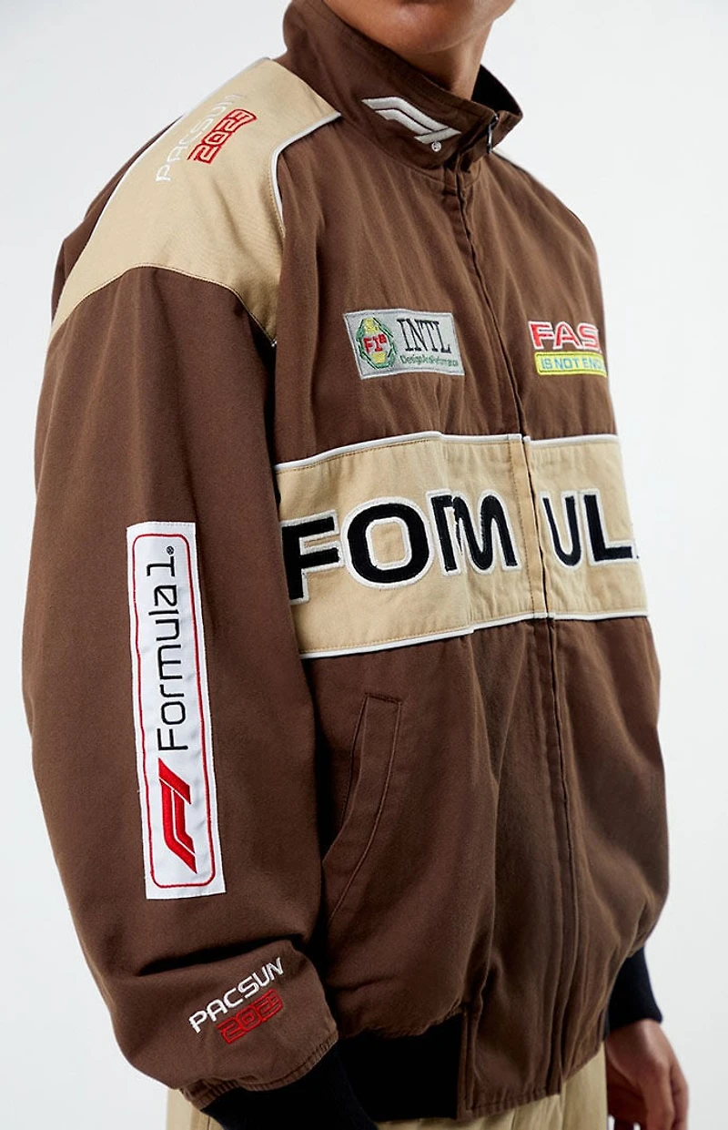 Formula 1 x PacSun Brown Pole Position Jacket