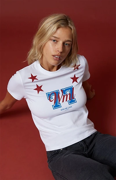 WISH ME LUCK Overlay Baby T-Shirt