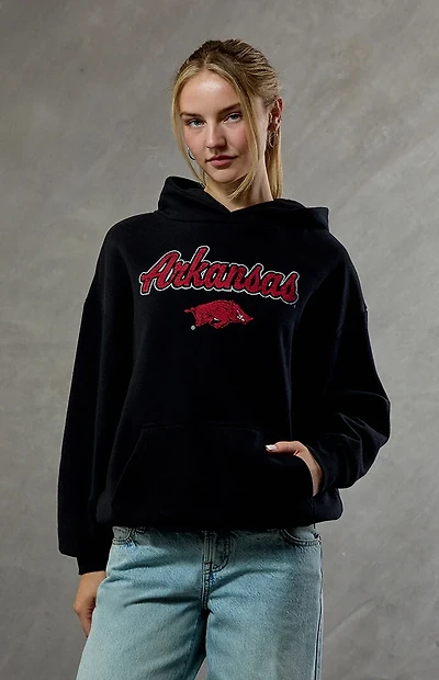 WILD COLLECTIVE Arkansas Razorbacks Embroidered Hoodie