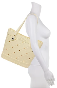 Crocs Yellow Medium Quilted Tote Bag