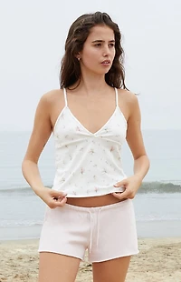 John Galt Pink Marcie Sweat Shorts