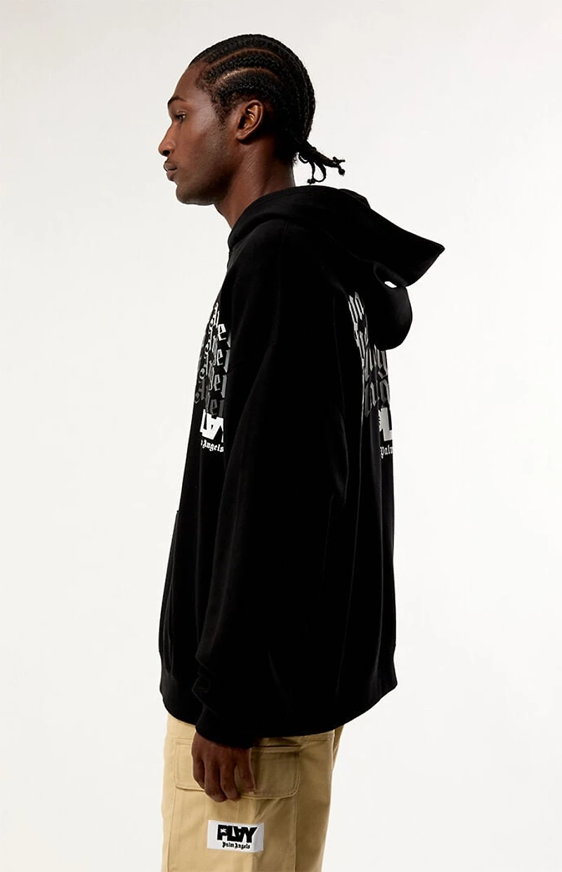 PLAY PALM ANGELS Typographic Logo Oversized Hoodie
