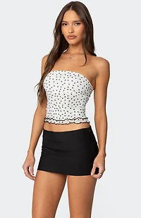 Edikted Laurie Polka Dot Tube Top