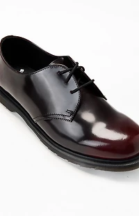 Dr Martens Cherry Red Arcadia Mayfar Leather Shoes