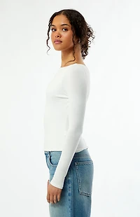 Your Favorite Shaina Long Sleeve Boat Neck Top