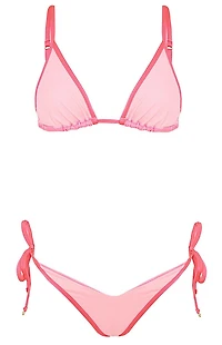 Maaji Pink Ginger Triangle Bikini Top