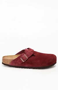 Birkenstock Women’s Boston Soft Footbed Clog Maroon