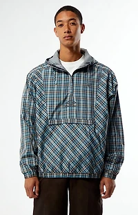 Umbro Checked Partial Zip Up Jacket