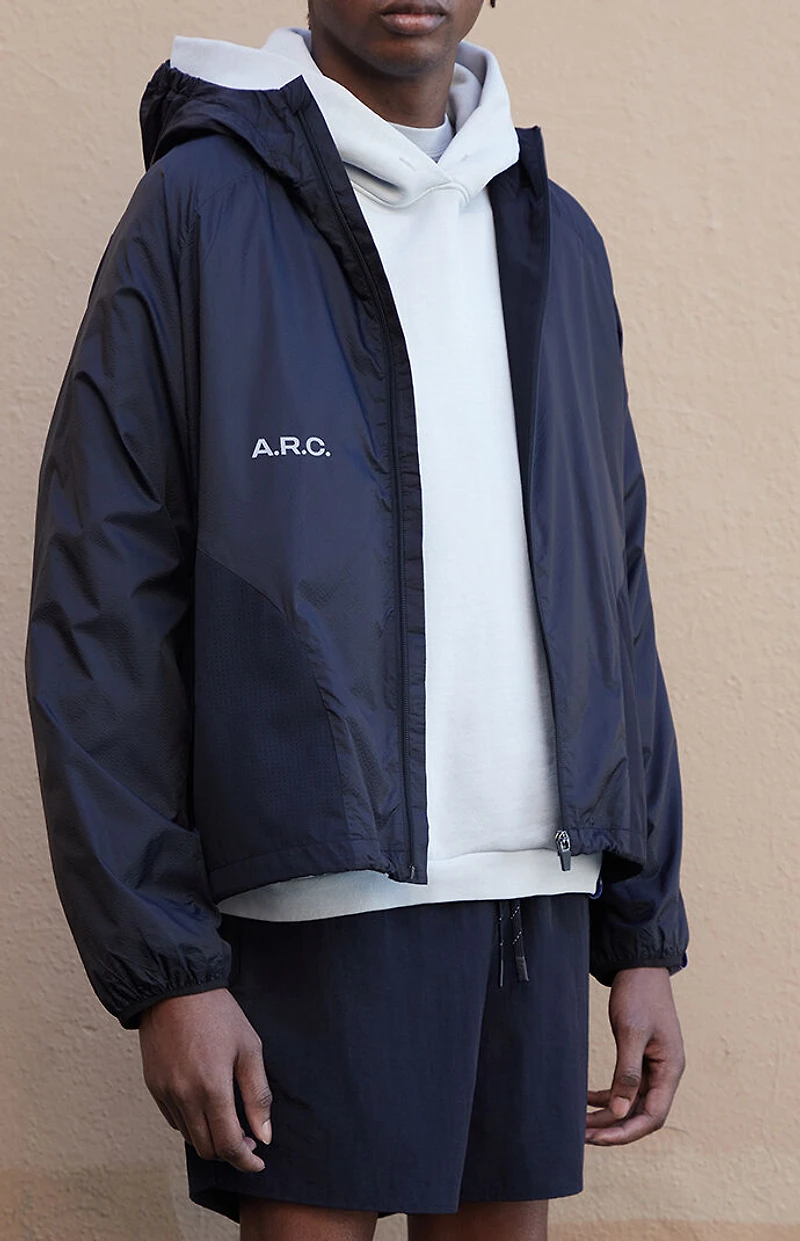 A.R.C. Active Black Performance Hooded Jacket