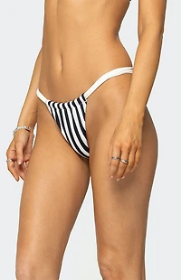 Edikted Dini Striped Bikini Bottom