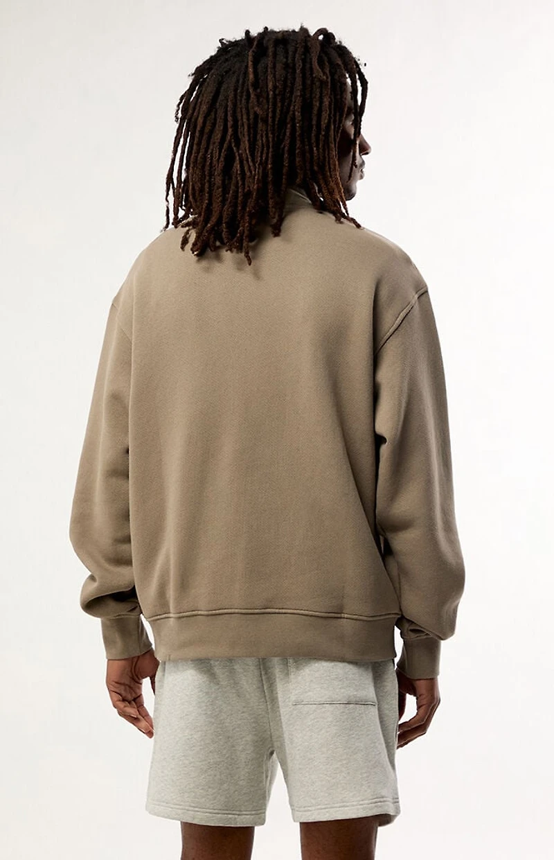 MUSEUM OF PEACE & QUIET Signature Quarter Zip Sweatshirt