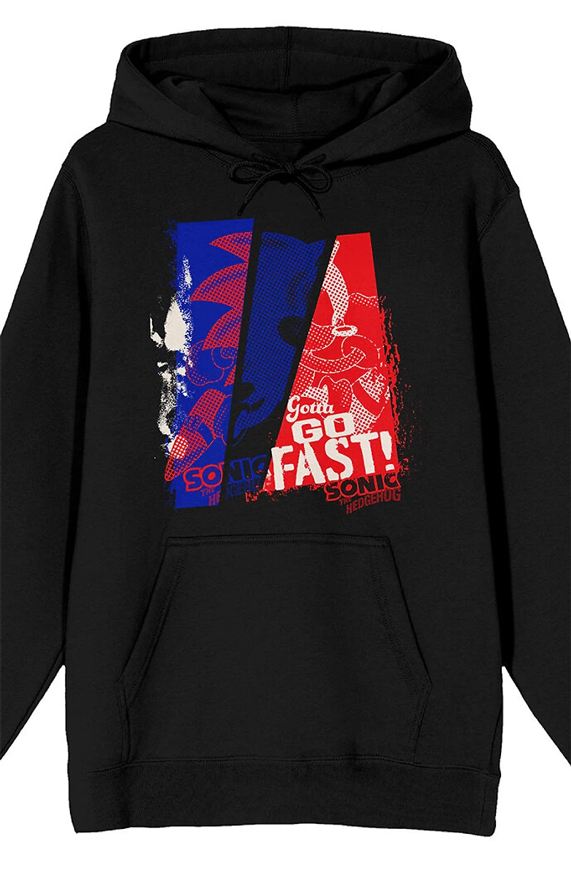 Sonic The Hedgehog Gotta Go Fast Hoodie