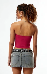 Third Charm Floral Tube Top