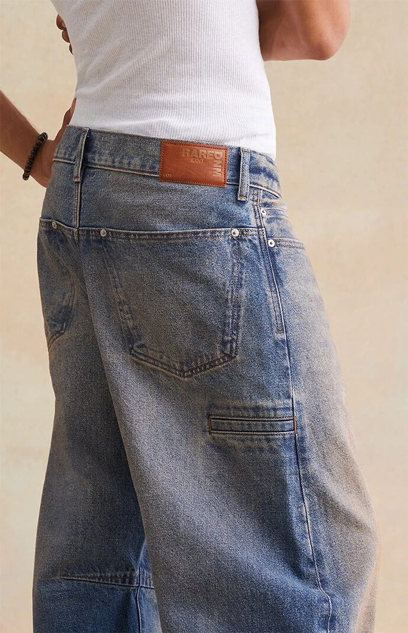 RARE DNM EDIT Tinted Dart Baggy Barrel Jeans