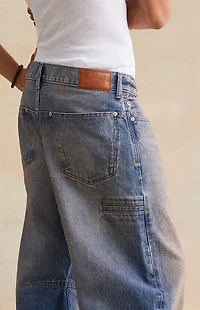 RARE DNM EDIT Tinted Dart Baggy Barrel Jeans