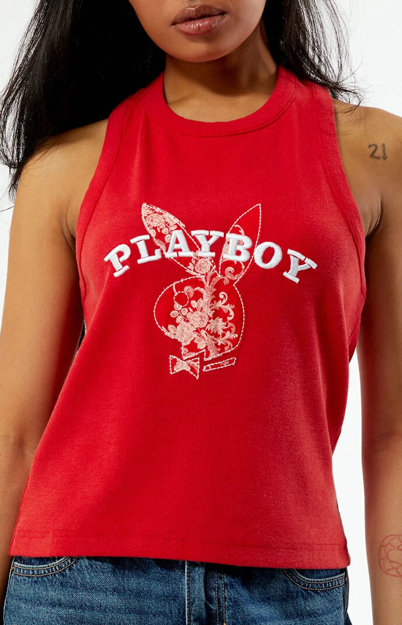 Playboy By PacSun Fill Bunny Tank Top