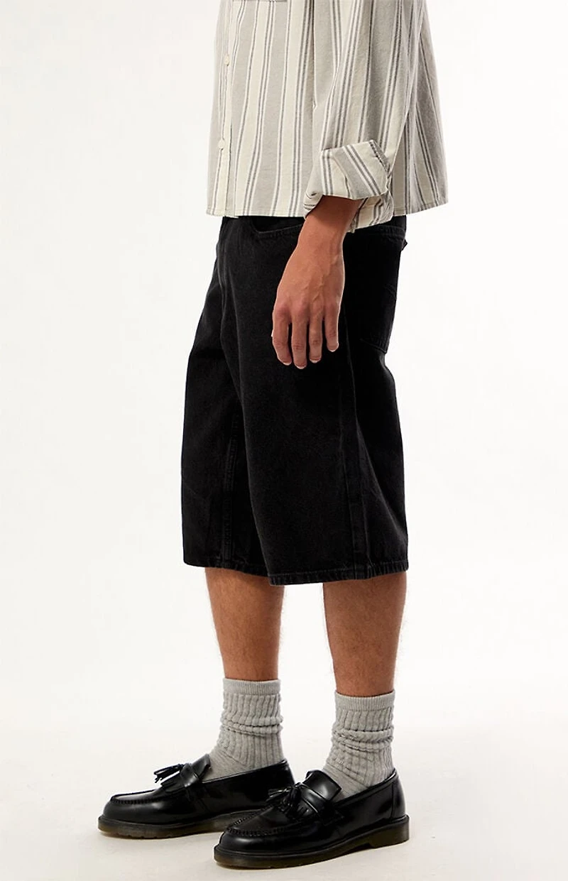 Levi's 470 Black Baggy Jorts