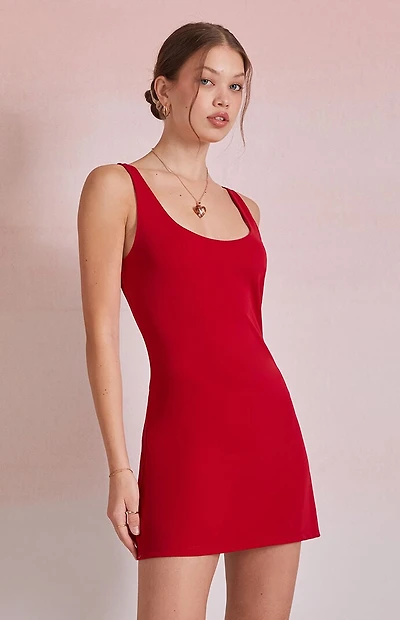 Beverly and Beck Mia Scoop Mini Dress