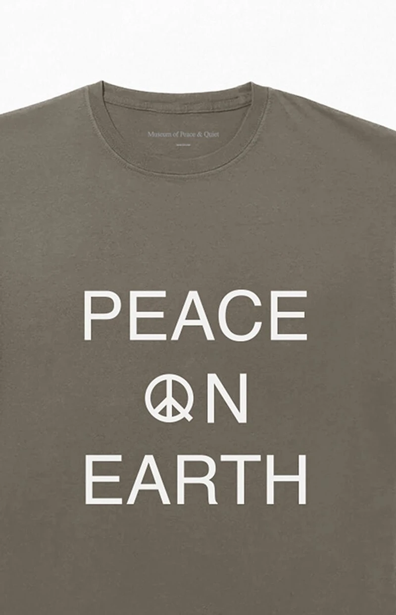 MUSEUM OF PEACE & QUIET Earth T-Shirt