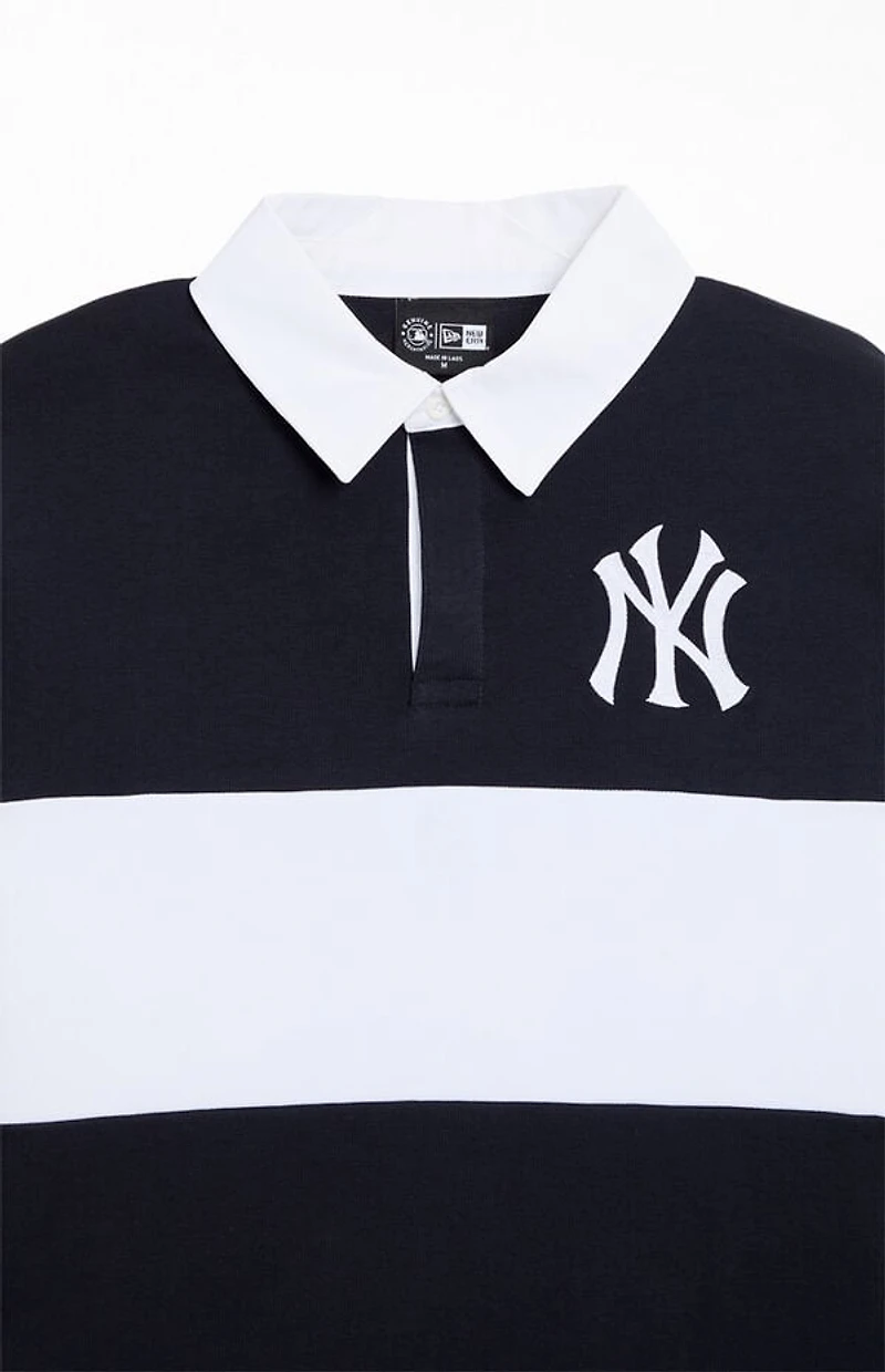 New Era NY Yankees Rugby Long Sleeve T-Shirt