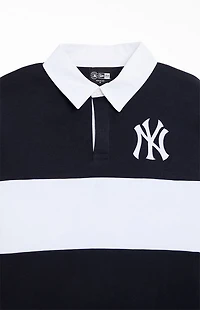 New Era NY Yankees Rugby Long Sleeve T-Shirt