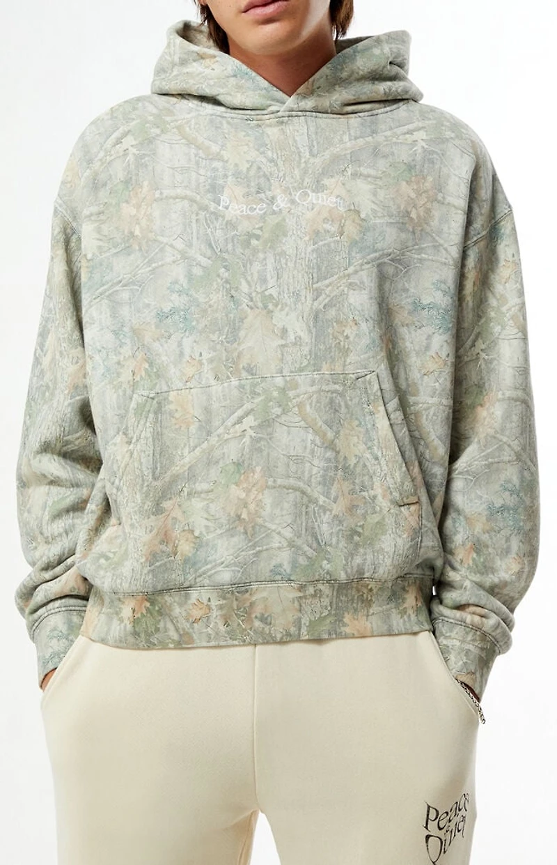 MUSEUM OF PEACE & QUIET Wordmark Camo Hoodie