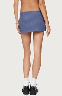 Edikted Frankey Pinstripe Mini Skort