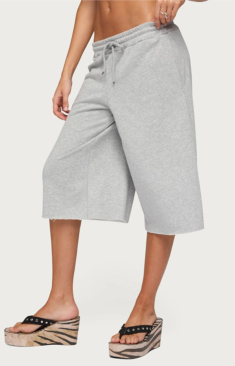 Edikted Camo Rush Oversized Bermuda Shorts