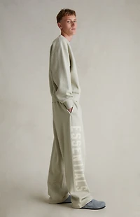 Fear of God ESSENTIALS Heather Stone Lounge Fleece Baggy Sweatpants
