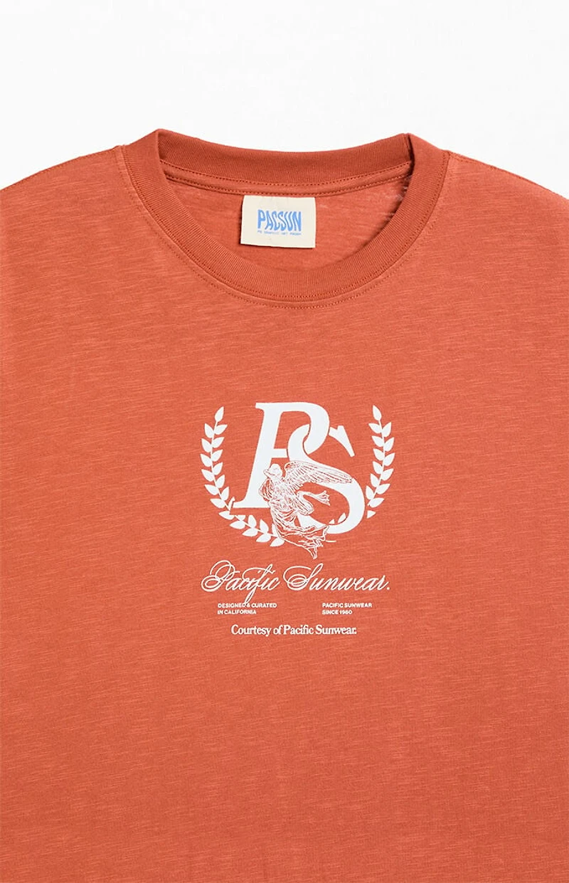 Pacsun Collegiate Crest Logo T-Shirt