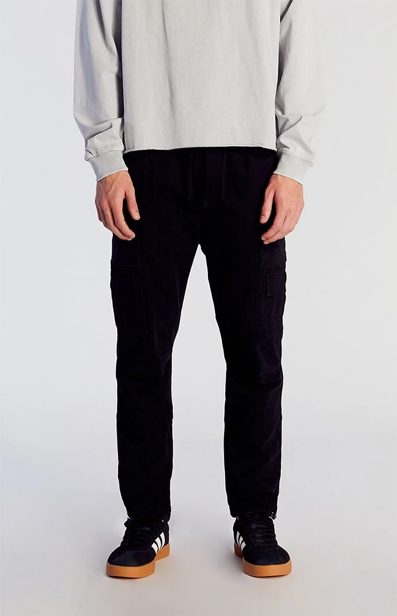 Pacsun Stretch Black Slim Cargo Pants