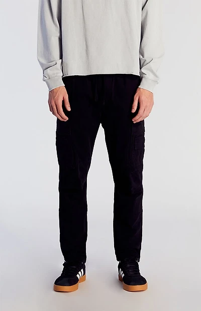 Pacsun Stretch Black Slim Cargo Pants
