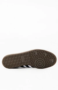 adidas Kids White & Black Samba Shoes